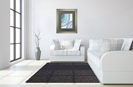 Endless Blue Ii By Eva Watts 34X40 Framed Print