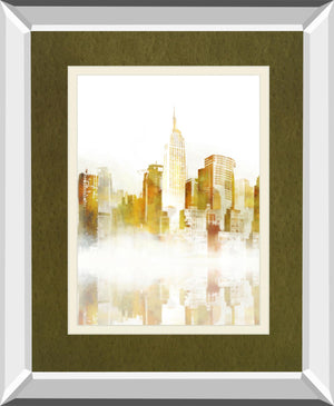 New York Sketch  By Ken Roko 34X40 Mirror Frame Print