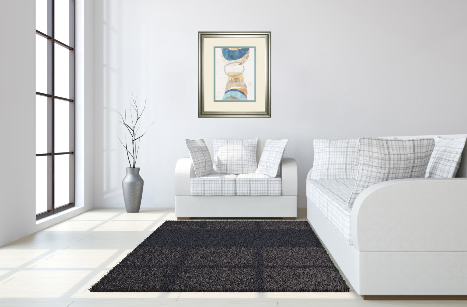 Magnetism Ii  By Pi Studio 34X40 Framed Print