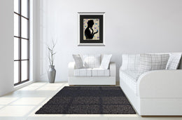 Blue Butterflight  By Loui Jover 34X40 Mirror Frame Print