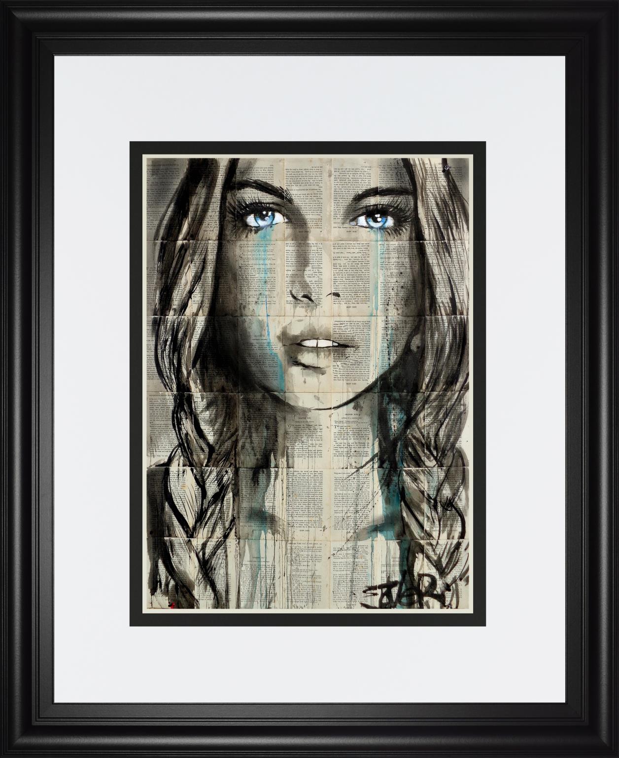 Blue Shore By Loui Jover 34X40 Framed Print