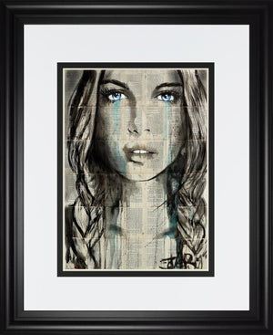 Blue Shore By Loui Jover 34X40 Framed Print