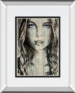 Blue Shore  By Loui Jover 34X40 Mirror Frame Print