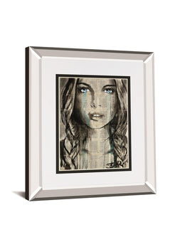 Blue Shore  By Loui Jover 34X40 Mirror Frame Print