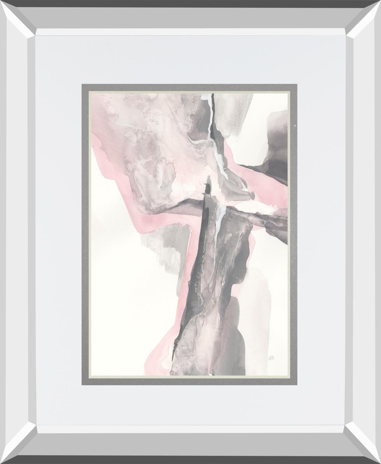 Blushing Grey Ii By Chris Paschke 34X40 Mirror Frame Print