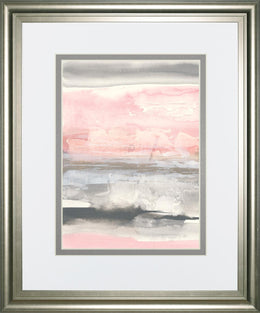 Charcoal And Blush Ii By Chris Paschke 34X40 Framed Print