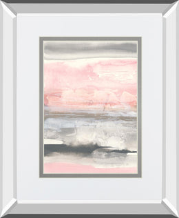 Charcoal And Blush Ii By Chris Paschke 34X40 Mirror Frame Print
