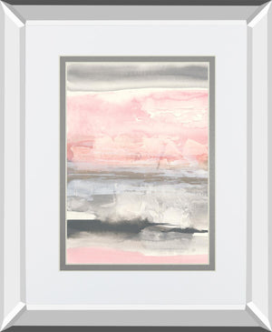 Charcoal And Blush Ii By Chris Paschke 34X40 Mirror Frame Print
