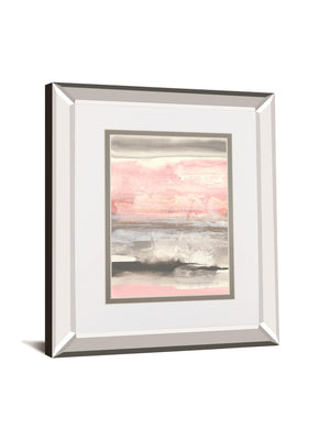 Charcoal And Blush Ii By Chris Paschke 34X40 Mirror Frame Print