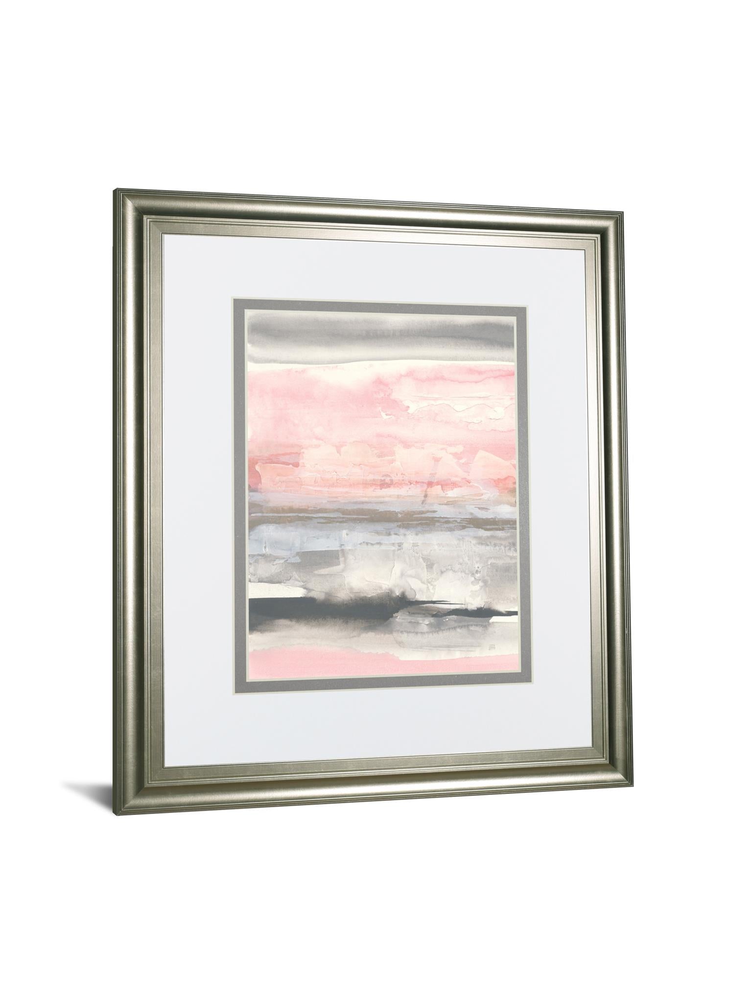 Charcoal And Blush Ii By Chris Paschke 34X40 Framed Print