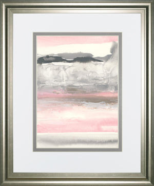 Charcoal And Blush I By Chris Paschke 34X40 Framed Print