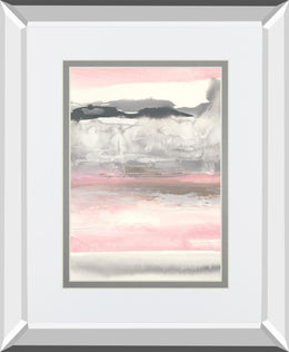 Charcoal And Blush I By Chris Paschke 34X40 Mirror Frame Print