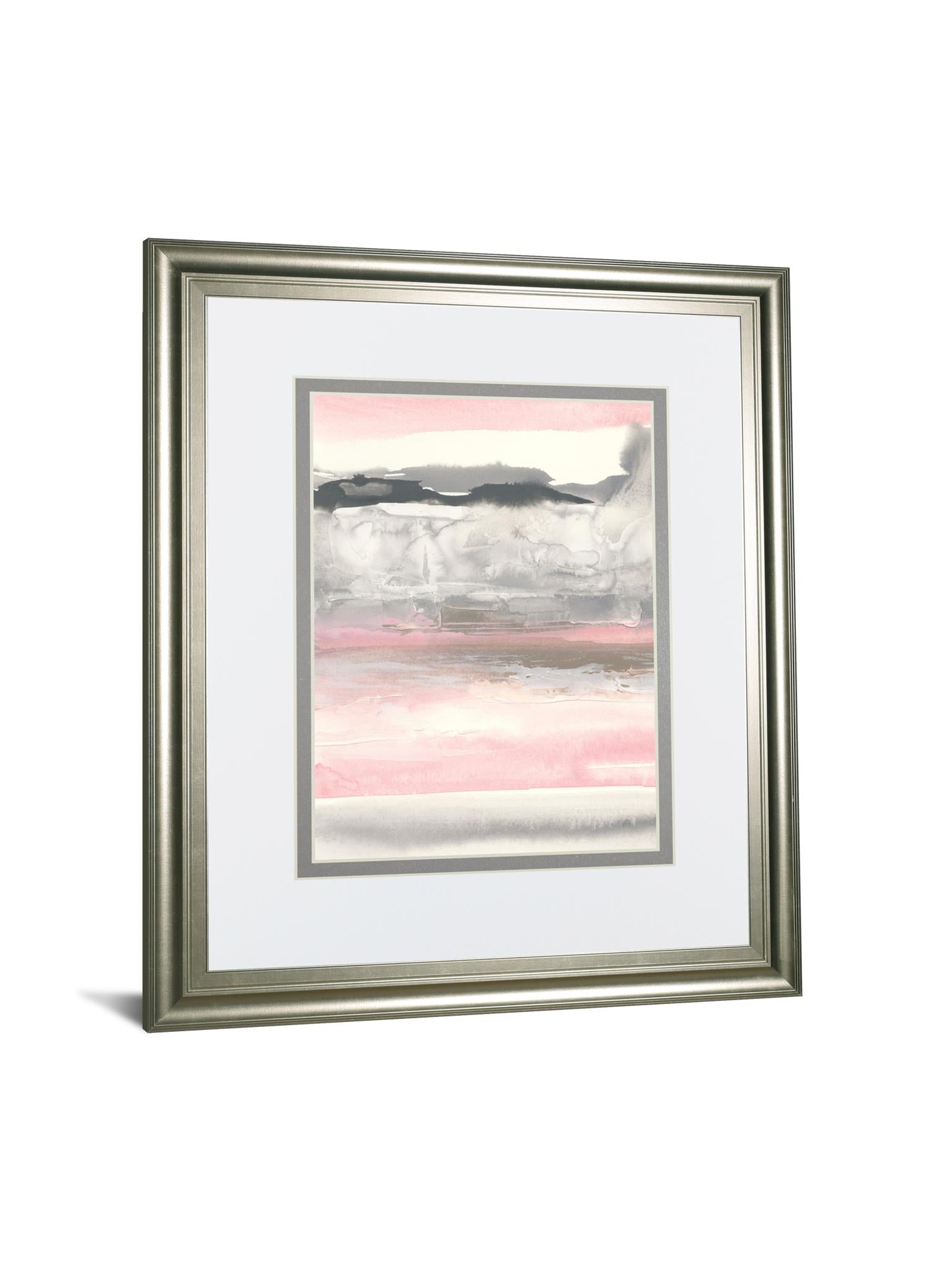 Charcoal And Blush I By Chris Paschke 34X40 Framed Print
