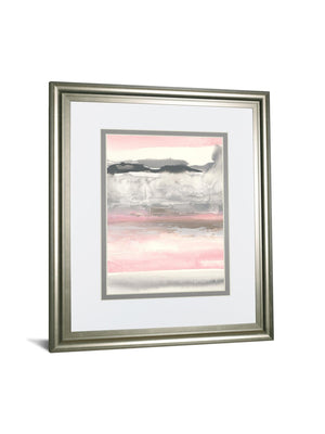 Charcoal And Blush I By Chris Paschke 34X40 Framed Print