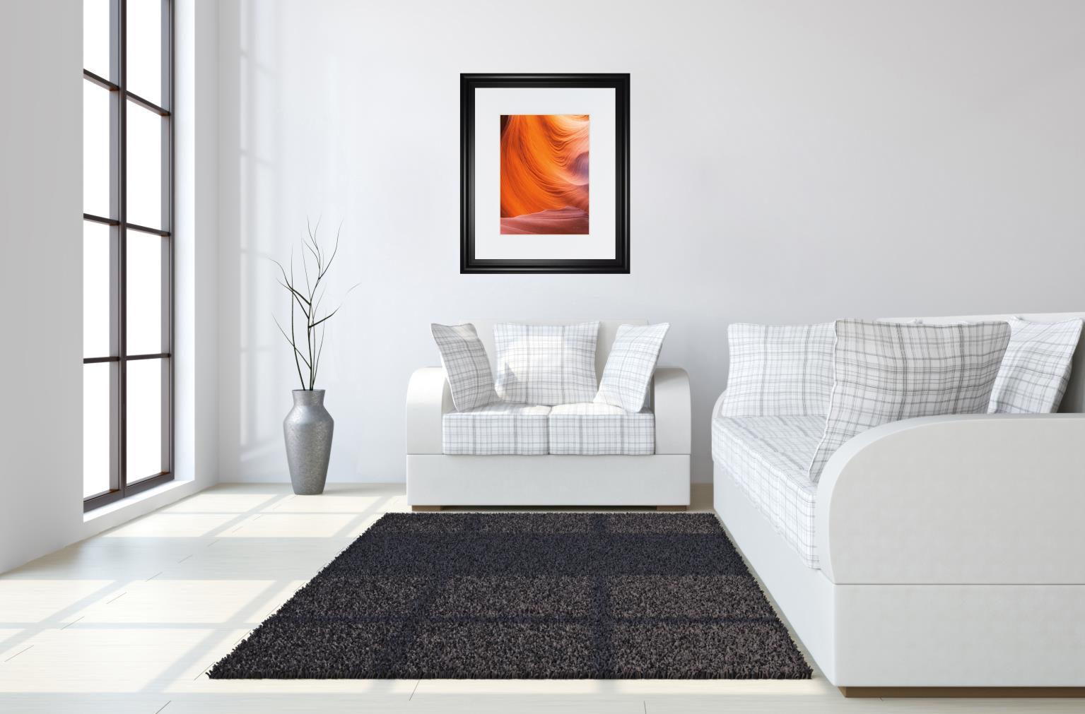 Lower Antelope Canyon Vii By Alan Majchrowicz 34X40 Framed Print
