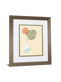 Sun Palm I Mint By Moira Hershey 34X40 Framed Print