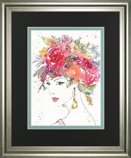 Floral Figures Ii By Anne Tavoletti 34X40 Framed Print