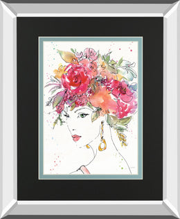Floral Figures Ii By Anne Tavoletti 34X40 Mirror Frame Print