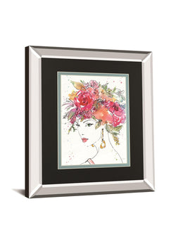 Floral Figures Ii By Anne Tavoletti 34X40 Mirror Frame Print