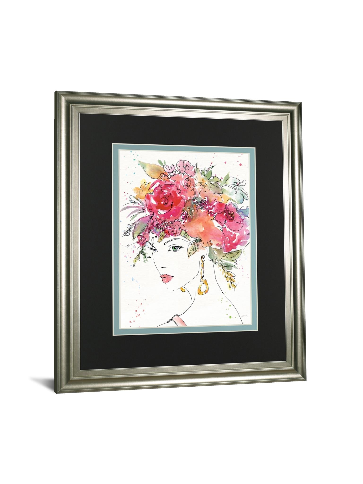 Floral Figures Ii By Anne Tavoletti 34X40 Framed Print