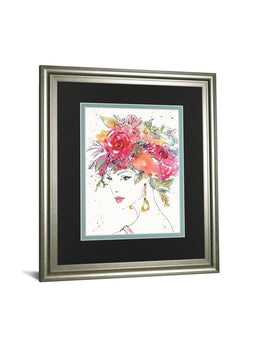 Floral Figures Ii By Anne Tavoletti 34X40 Framed Print