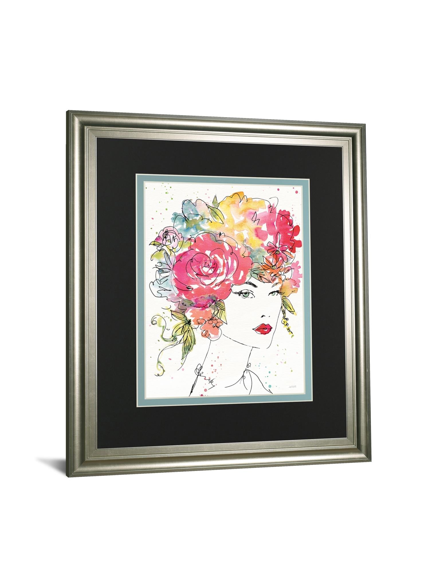 Floral Figures I By Anne Tavoletti 34X40 Framed Print