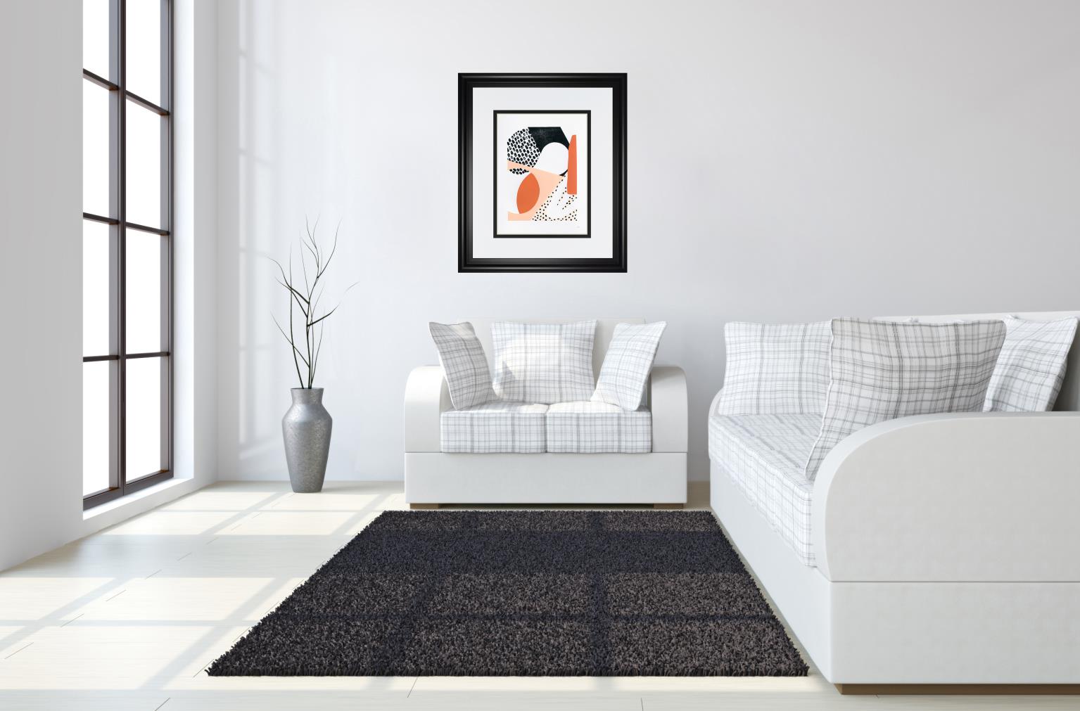 Luminous Tumble I By Laura Marshall 34X40 Framed Print