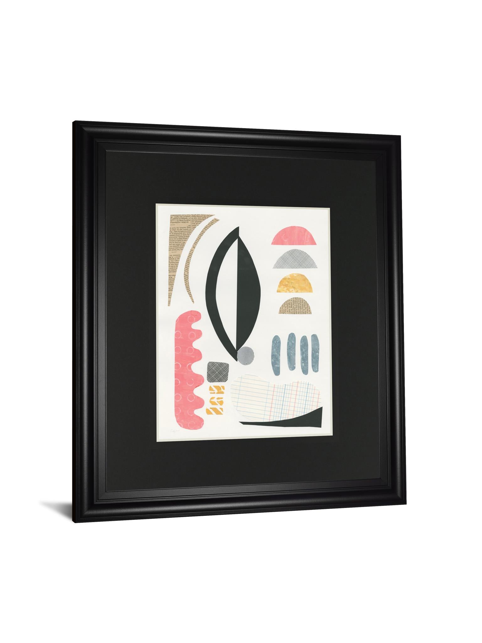 Mixed Shapes Ii By Courtney Prahl 34X40 Framed Print