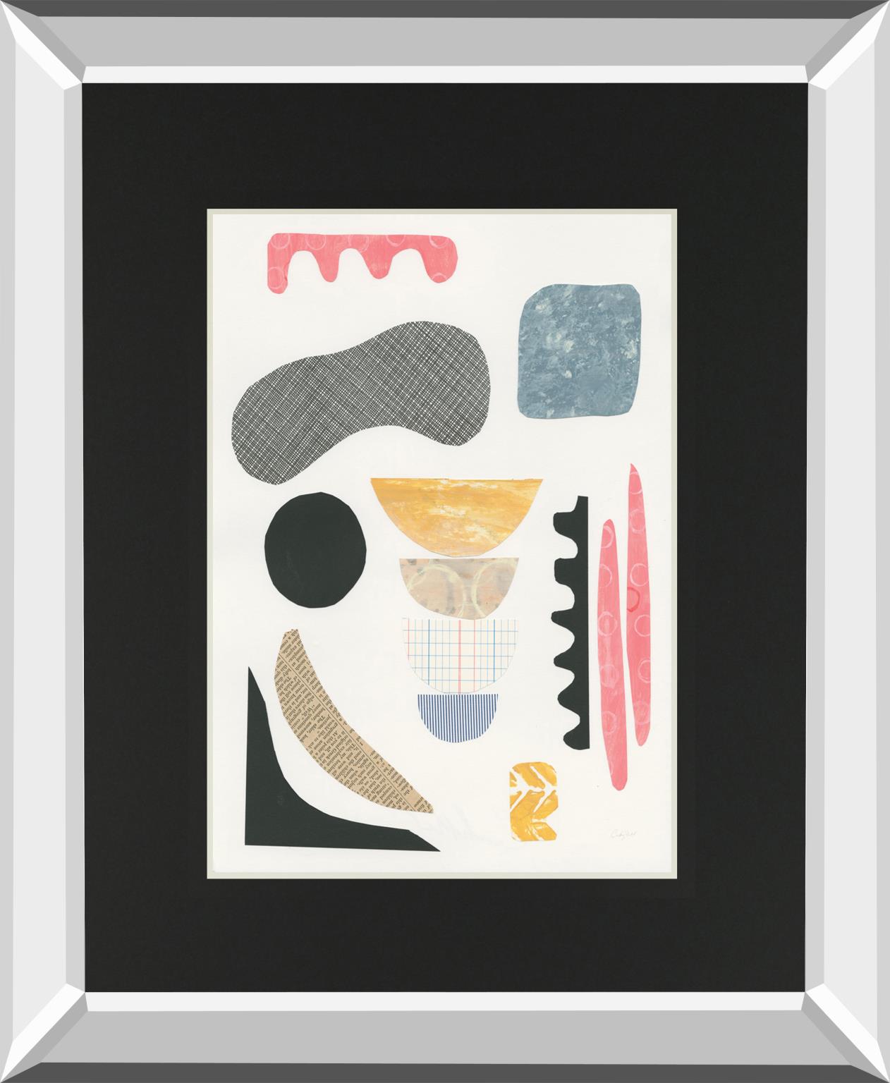 Mixed Shapes I By Courtney Prahl 34X40 Mirror Frame Print