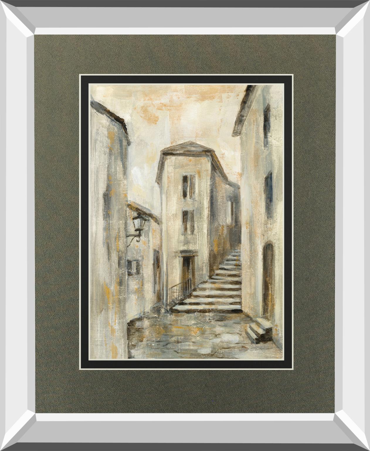 European Village I V2 By Silvia Vassileva 34X40 Mirror Frame Print