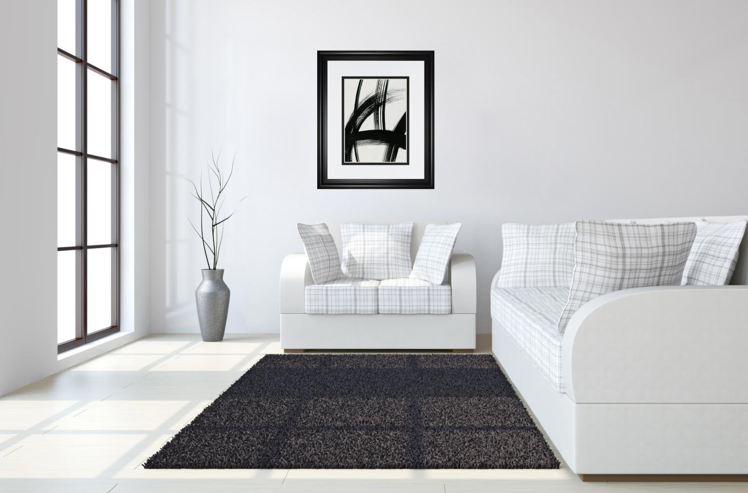 Spontaneous Ii By Farida Zaman 34X40 Framed Print