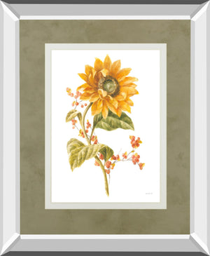 Floursack Autumn I On White By Danhui Nai 34X40 Mirror Frame Print