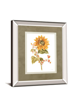 Floursack Autumn I On White By Danhui Nai 34X40 Mirror Frame Print