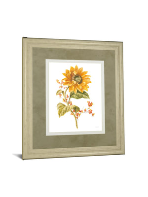 Floursack Autumn I On White By Danhui Nai 34X40 Framed Print