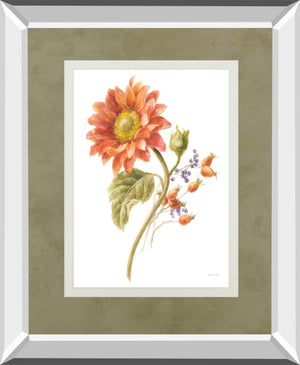 Floursack Autumn Ii On White By Danhui Nai 34X40 Mirror Frame Print