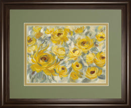 Yellow Roses By Silvia Vassileva 34X40 Framed Print