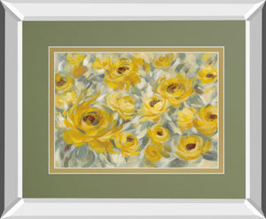 Yellow Roses By Silvia Vassileva 34X40 Mirror Frame Print