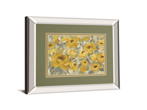 Yellow Roses By Silvia Vassileva 34X40 Mirror Frame Print