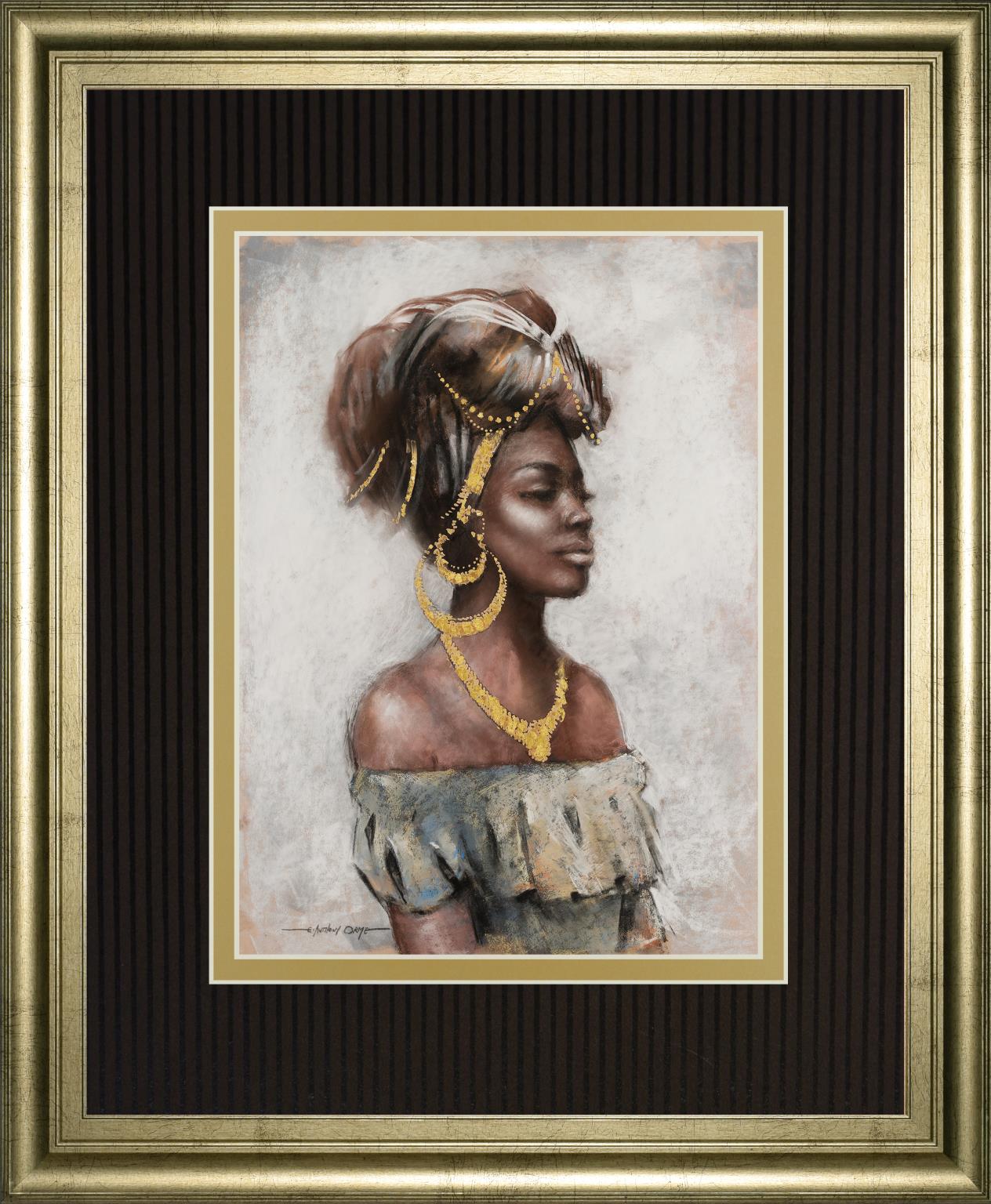 Beauty And Grace By E. Anthony Orme 34X40 Framed Print