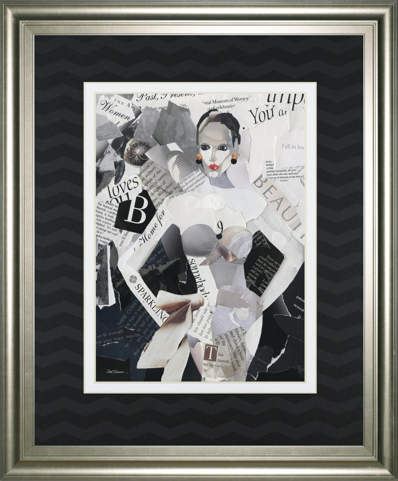 Fashion Mosaic I By Carol Robinson 34X40 Framed Print
