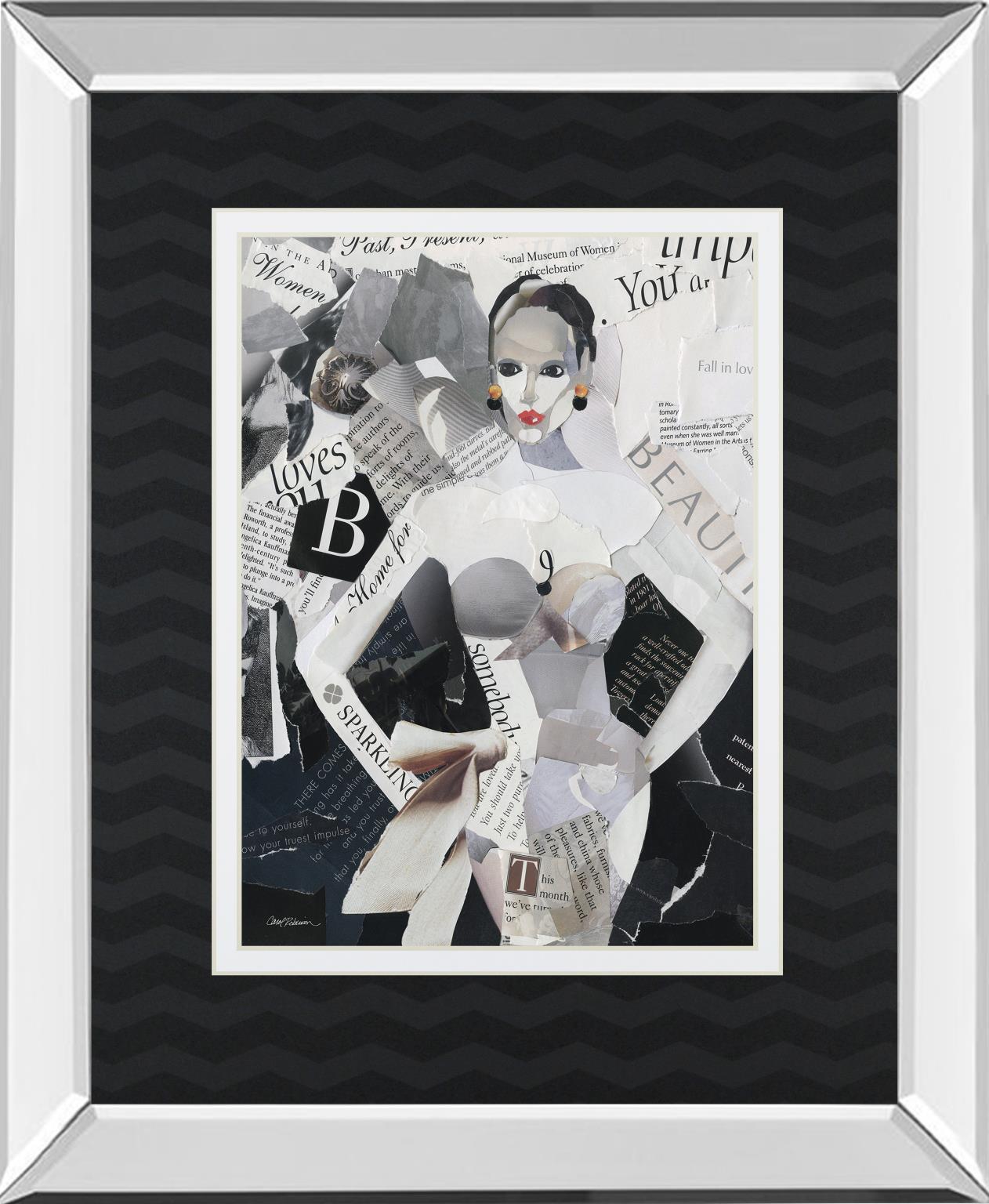 Fashion Mosaic I By Carol Robinson 34X40 Mirror Frame Print