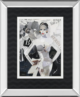 Fashion Mosaic I By Carol Robinson 34X40 Mirror Frame Print