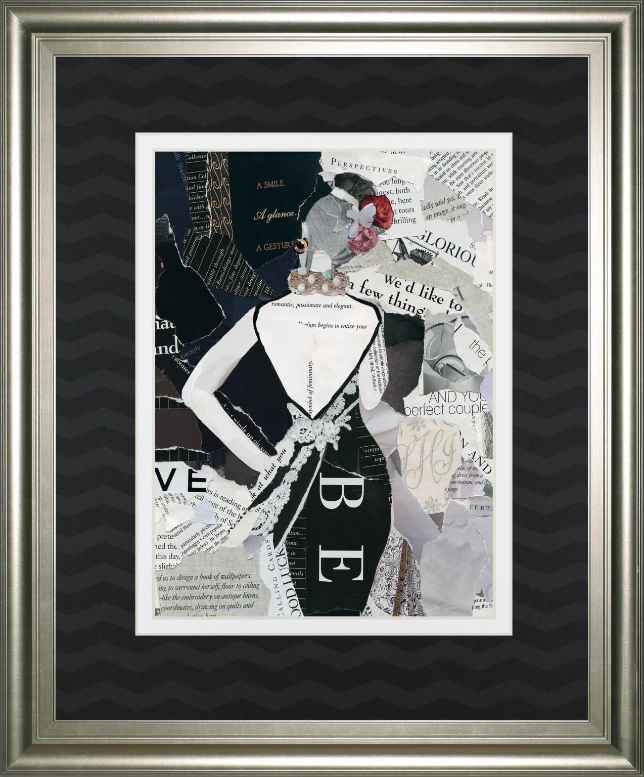 Fashion Mosaic Ii By Carol Robinson 34X40 Framed Print