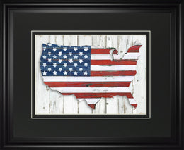 Land Of Liberty By Kelly Donovan 34X40 Framed Print