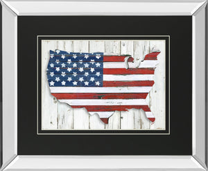 Land Of Liberty By Kelly Donovan 34X40 Mirror Frame Print