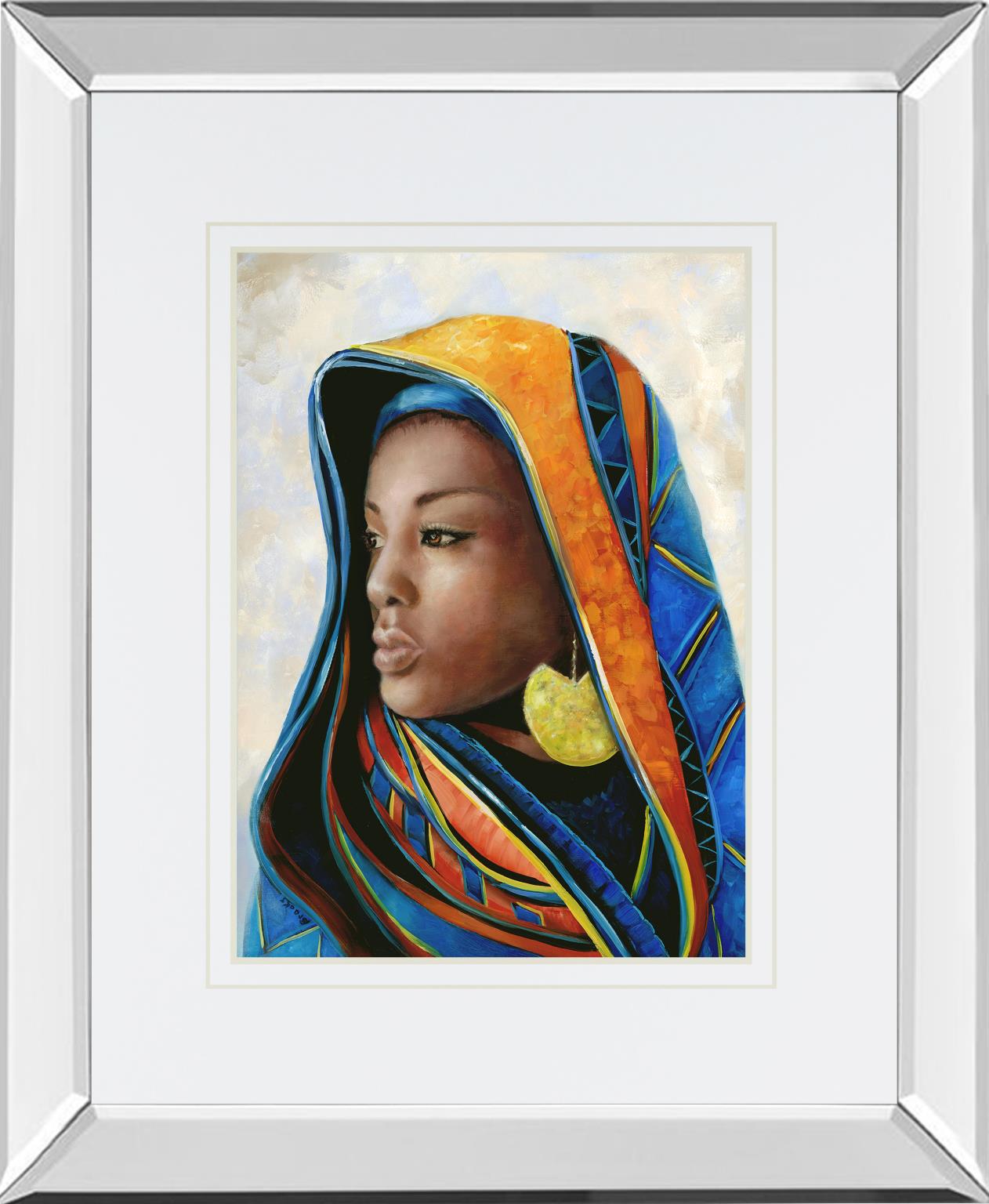 Soulful Beauty Ii By Donna Brooks 34X40 Mirror Frame Print