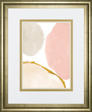 Blush All Year Round Abstract Ii By Lanieloreth 34X40 Framed Print