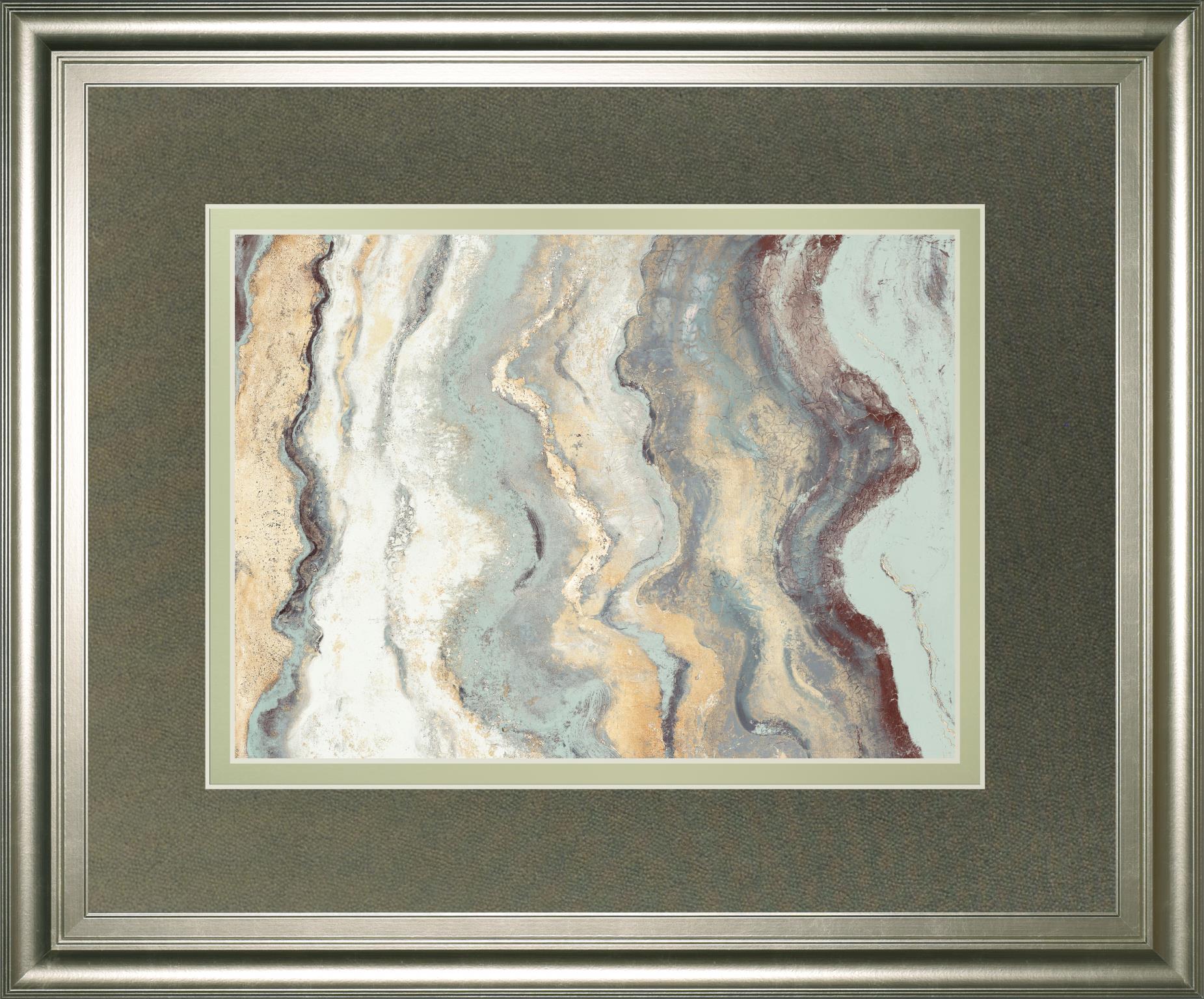 Cool Flow I By Patricia Pinto 34X40 Framed Print