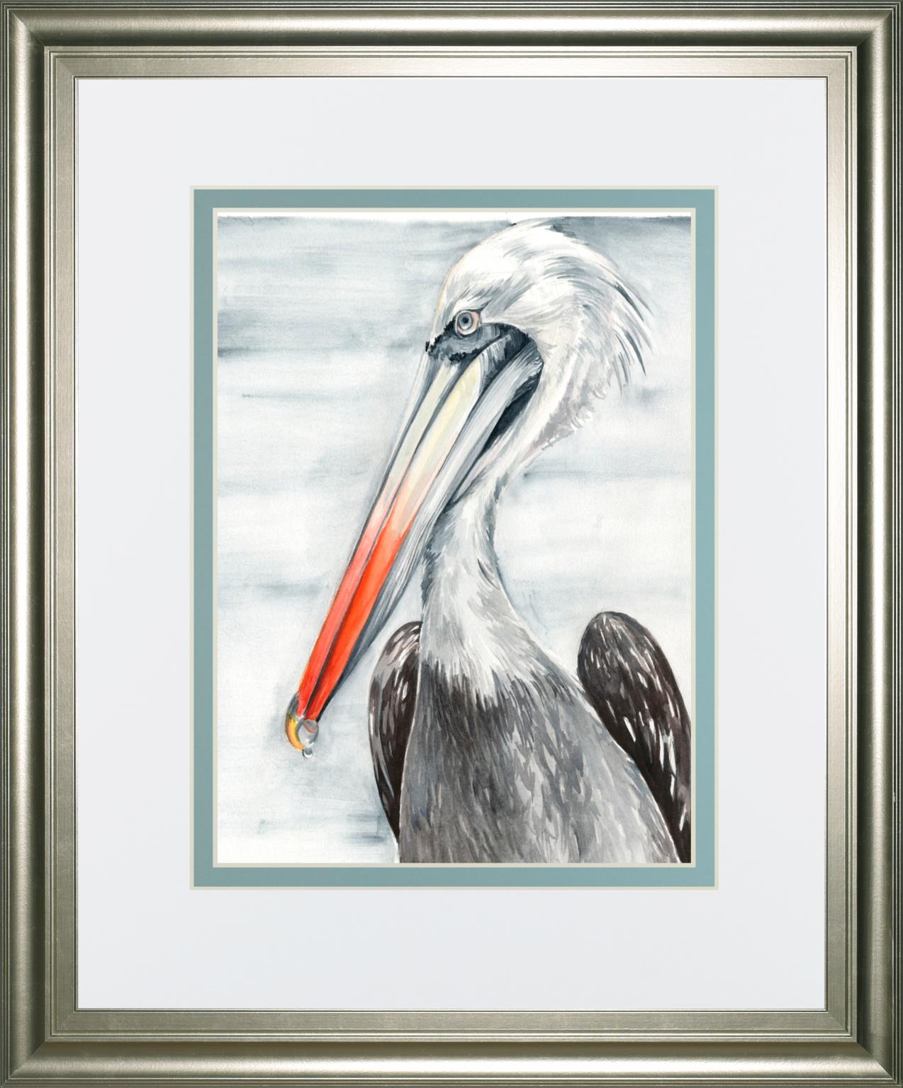 Grey Pelican Ii By Jennifer Paxton Parker 34X40 Framed Print