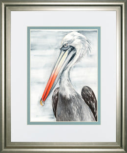 Grey Pelican Ii By Jennifer Paxton Parker 34X40 Framed Print